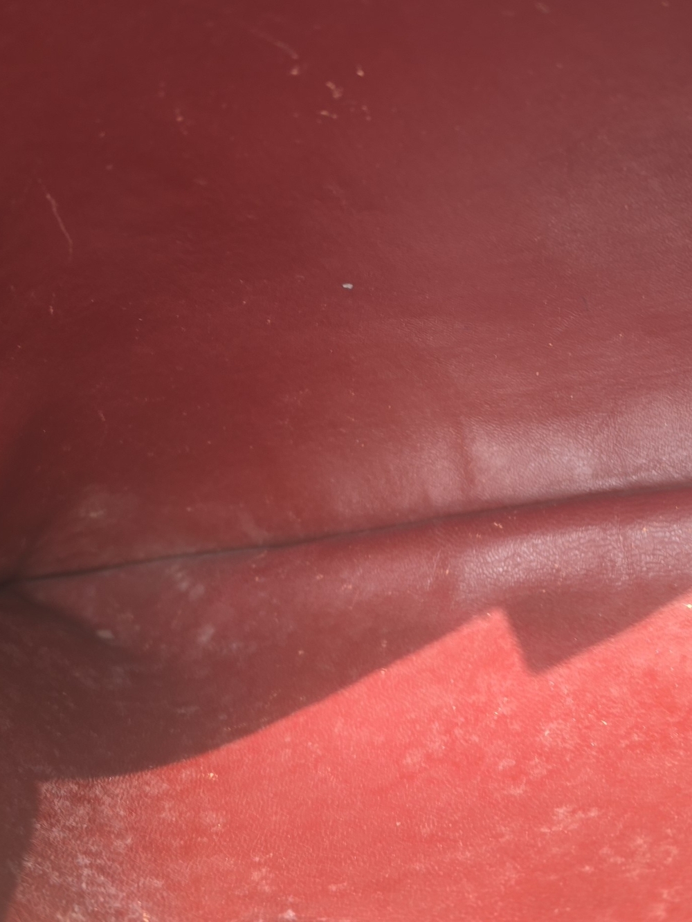 Cartier Vintage Burgundy Leather Clutch - Picture 8 of 9